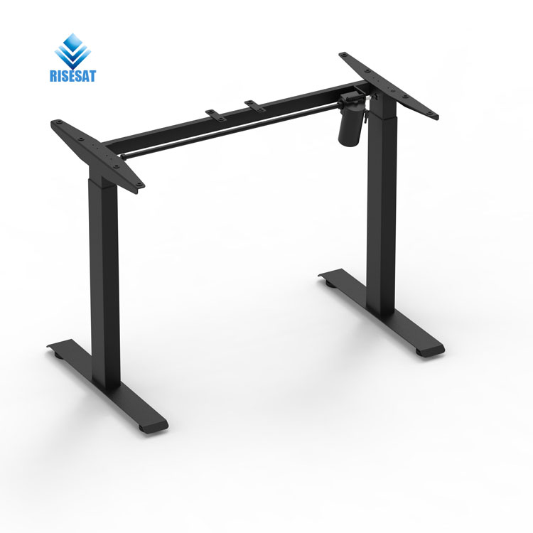Height adjustable desk Single leg